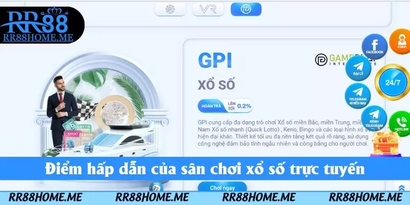 Điểm hấp dẫn của sân chơi xổ số trực tuyến