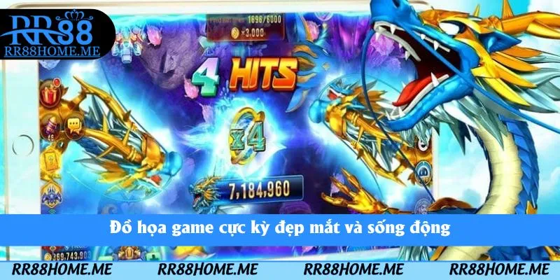 App Bắn Cá Long Vương RR88 - Trải Nghiệm Các Màn Chơi Thú Vị 2 Đồ họa game cực kỳ đẹp mắt và sống động