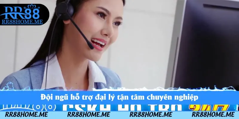 Đội ngũ hỗ trợ đại lý tận tâm chuyên nghiệp