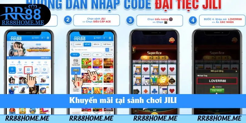 Khuyến mãi tại sảnh chơi JILI